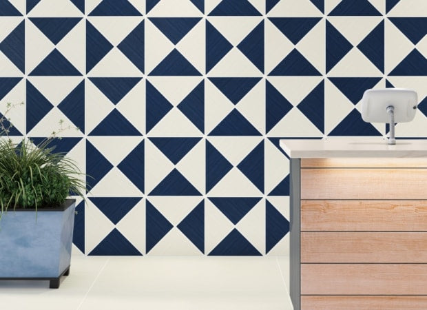 Shades 2.0 in Midnight 24"x48" Semi-Polished Tile